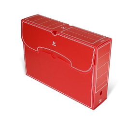 Grafoplas Caja de Archivo Definitivo Folio Rojo