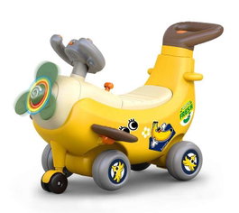 Hola Correpasillos Avión Banana 4 en 1