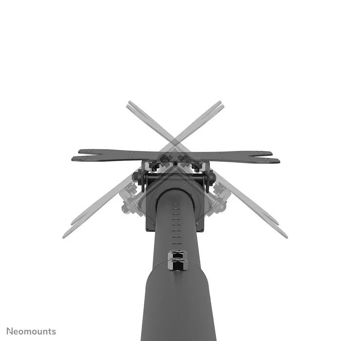 Neomounts CL35-340BL12 Soporte de Techo para TV/Monitor 23-42" (106-156 cm) - Giratorio 360°, Inclinación -25°, VESA 200x200, Negro