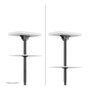 Neomounts Soporte de techo para monitor/TV 23-42" CL35-340BL12 Altura ajustable 106-156 cm