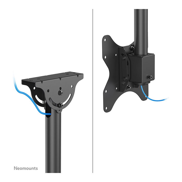 Neomounts Soporte de techo para monitor/TV 23-42" CL35-340BL12 Altura ajustable 106-156 cm