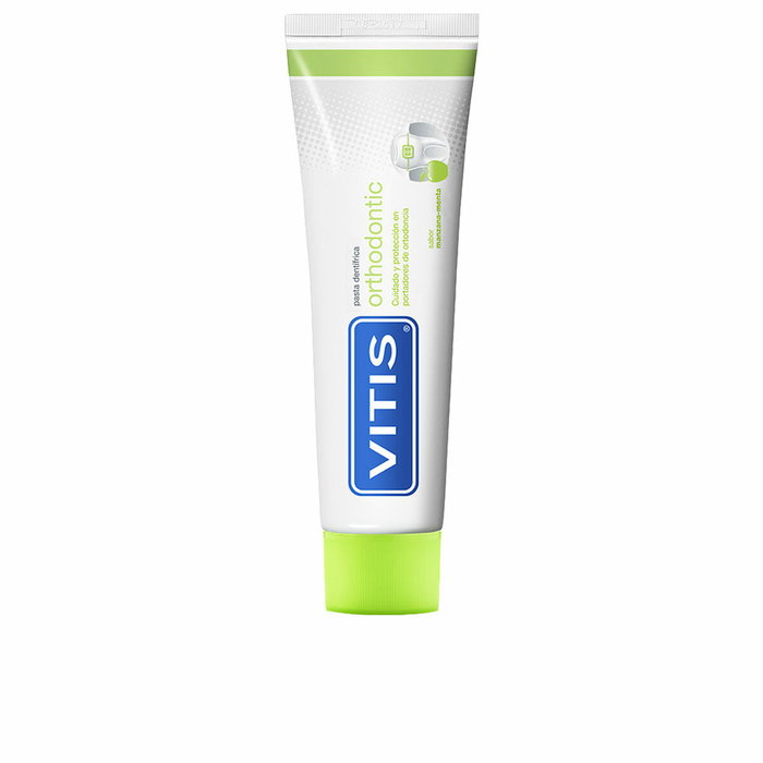 Vitis Orthodontic pasta dentífrica Manzana menta 100 ml