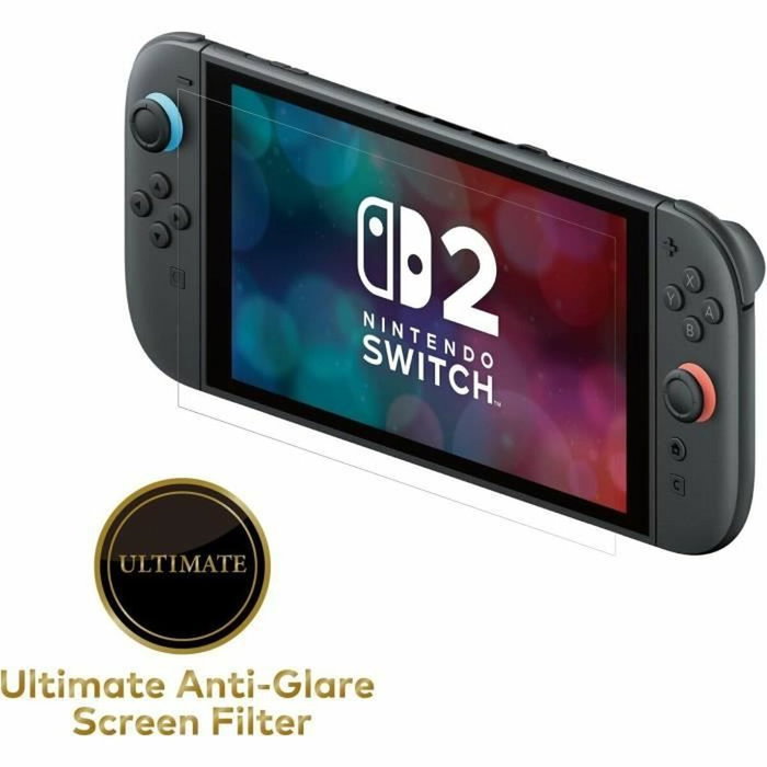 Hori Protector de pantalla de vidrio templado premium para Nintendo Switch 2 Antirreflejos Hori Protector de pantalla de vidrio templado premium para Nintendo Switch 2 Antirreflejos
