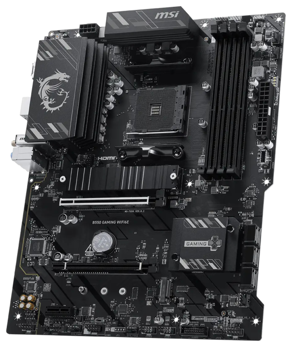 MSI B550 GAMING WIFI6E con socket AM4 y DDR4