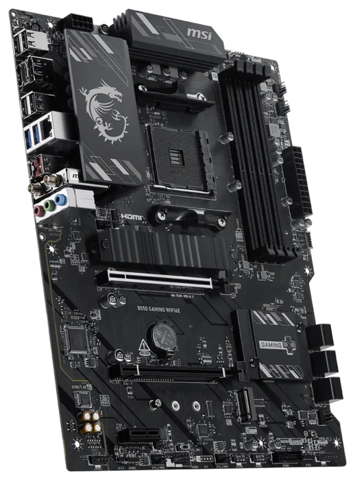 MSI B550 GAMING WIFI6E con socket AM4 y DDR4