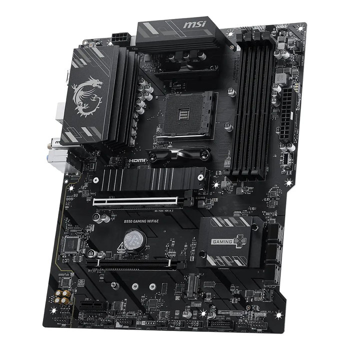 MSI B550 GAMING WIFI6E con socket AM4 y DDR4