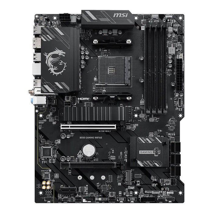 MSI B550 GAMING WIFI6E con socket AM4 y DDR4
