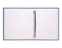Liderpapel Carpeta 4 Anillas 40mm Folio Mixtas Azul Cartón Forrado