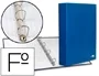 Liderpapel Carpeta 4 Anillas 40mm Folio Mixtas Azul Cartón Forrado Liderpapel Carpeta 4 Anillas 40mm Folio Mixtas Azul Cartón Forrado