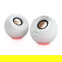 Creative Labs Pebble SE Altavoces 2.0 Estéreo con Retroiluminación RGB, Blanco, Alámbrico, USB-C, 4.4 W RMS, 80-20000 Hz