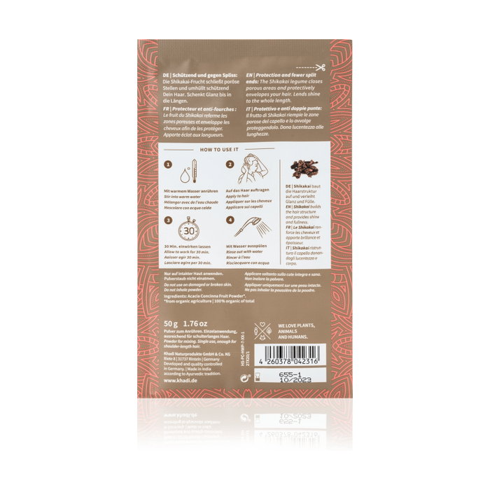 Khadi Mascarilla Capilar Shikakai Brillo Profundo Khadi Mascarilla Capilar Shikakai Brillo Profundo