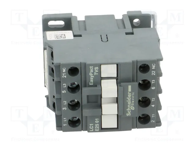 SCHNEIDER ELECTRIC Contactor Easy TeSys 25A 110VAC 3-polar