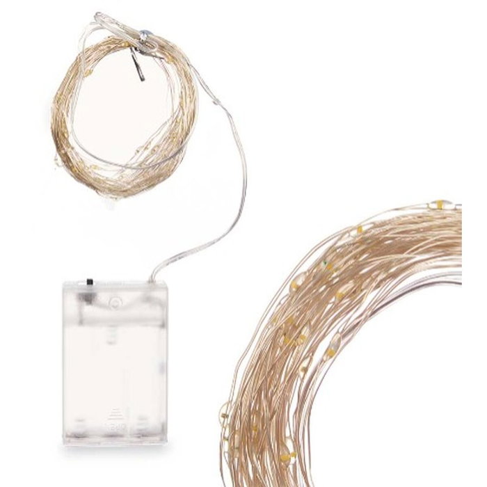 Guirnalda de Luces LED Gift Decor Blanco Luz cálida 10,4 m 16 x 10 x 6 cm (12 Unidades)