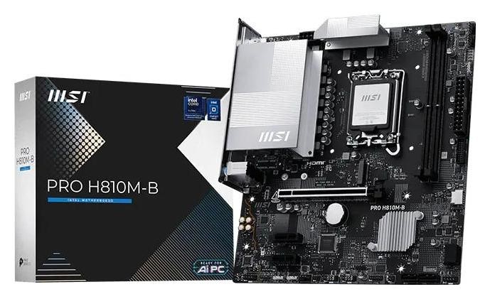 MSI PRO H810M-B Micro ATX Intel H810 LGA 1851 DDR5