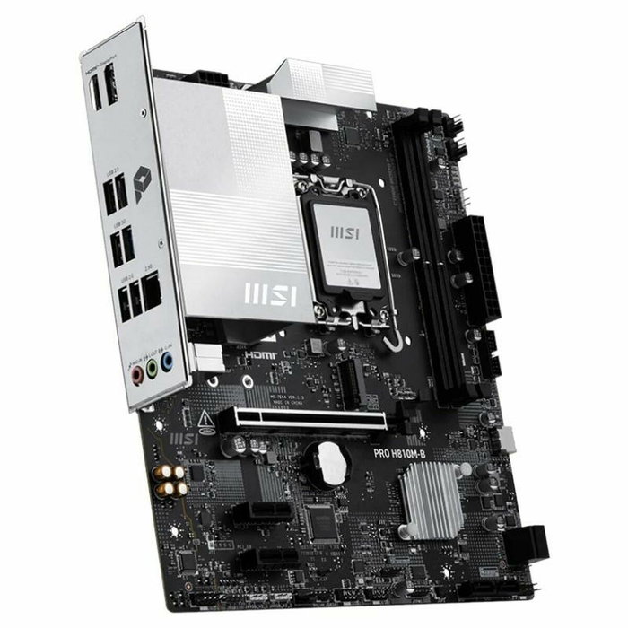 MSI PRO H810M-B Micro ATX Intel H810 LGA 1851 DDR5 MSI PRO H810M-B Micro ATX Intel H810 LGA 1851 DDR5