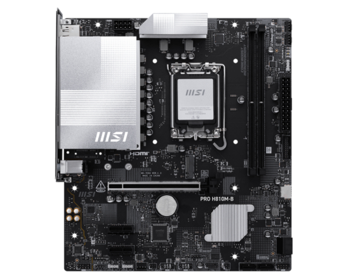 MSI PRO H810M-B Placa Base Intel H810 LGA 1851 micro ATX