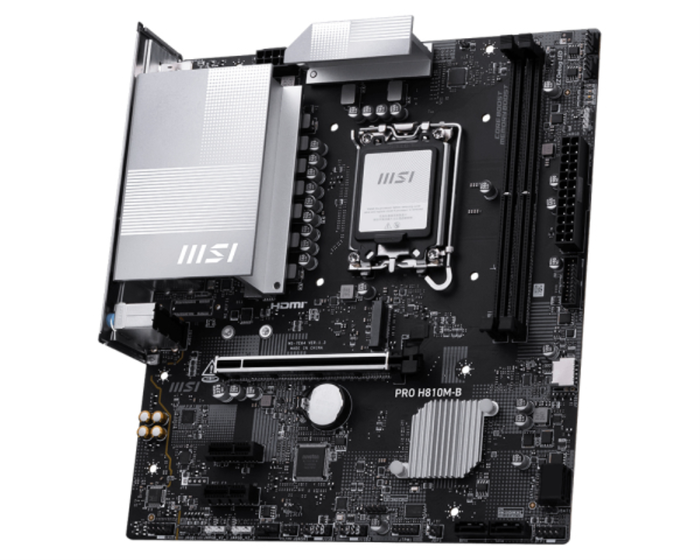 MSI PRO H810M-B Placa Base Intel H810 LGA 1851 micro ATX