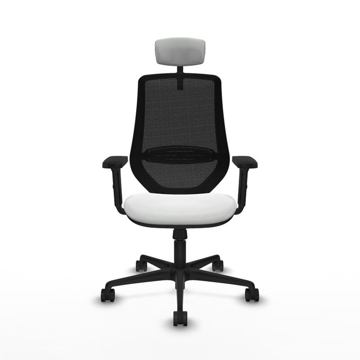 PIQUERAS Y CRESPO Silla de oficina Mardos con mecanismo Sincro, Blanco y Negro PIQUERAS Y CRESPO Silla de oficina Mardos con mecanismo Sincro, Blanco y Negro