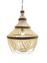 DKD Home Decor Lámpara de Techo de Conchas Hecha a Mano