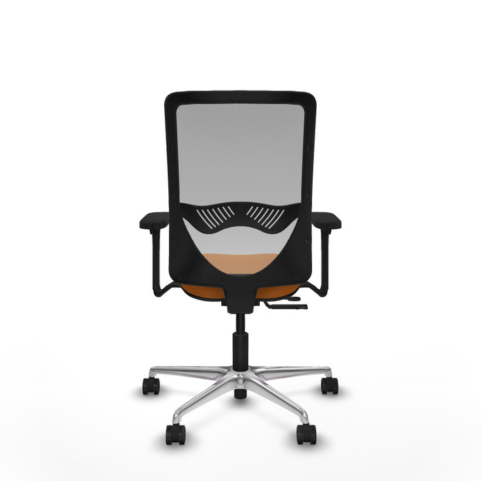 PIQUERAS Y CRESPO Silla de oficina Zulema Naranja y Gris