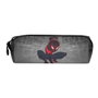 Marvel Spiderman Estuche Portatodo Cuadrado 2.2 Spin Gris para Niños, Resistente al Agua