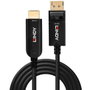 LINDY Cable DisplayPort 1.2 a HDMI 18G AOC 20m Negro