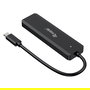 EQUIP Hub USB-C 4 Puertos 3.2 Gen 2 (10Gbps) 2xUSB-C 2xUSB-A Negro