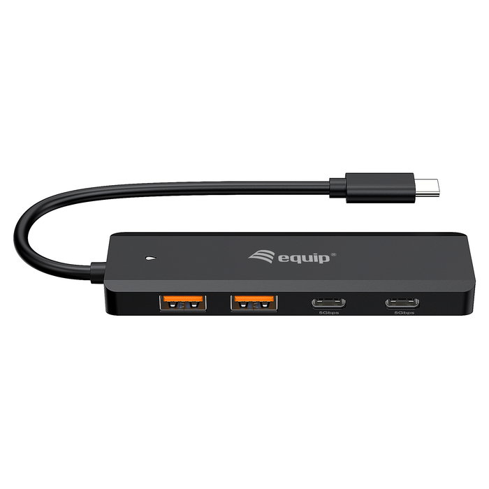 EQUIP Hub USB-C 4 Puertos 3.2 Gen 2 (10Gbps) 2xUSB-C 2xUSB-A Negro EQUIP Hub USB-C 4 Puertos 3.2 Gen 2 (10Gbps) 2xUSB-C 2xUSB-A Negro