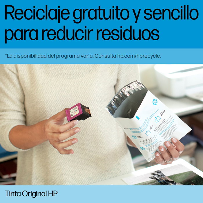 Pack de Tinta y Papel Fotográfico HP 6C400NE#301 (4 Unidades)