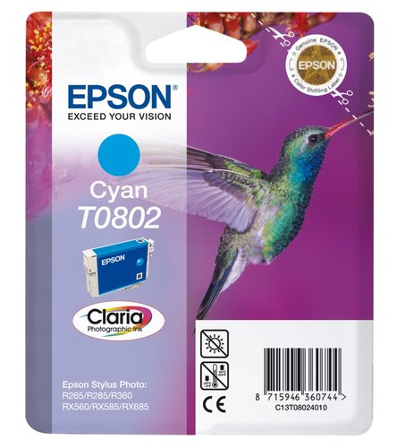 Epson Tinta Cian SP R265/360/RX560 Seg Original Epson Tinta Cian SP R265/360/RX560 Seg Original