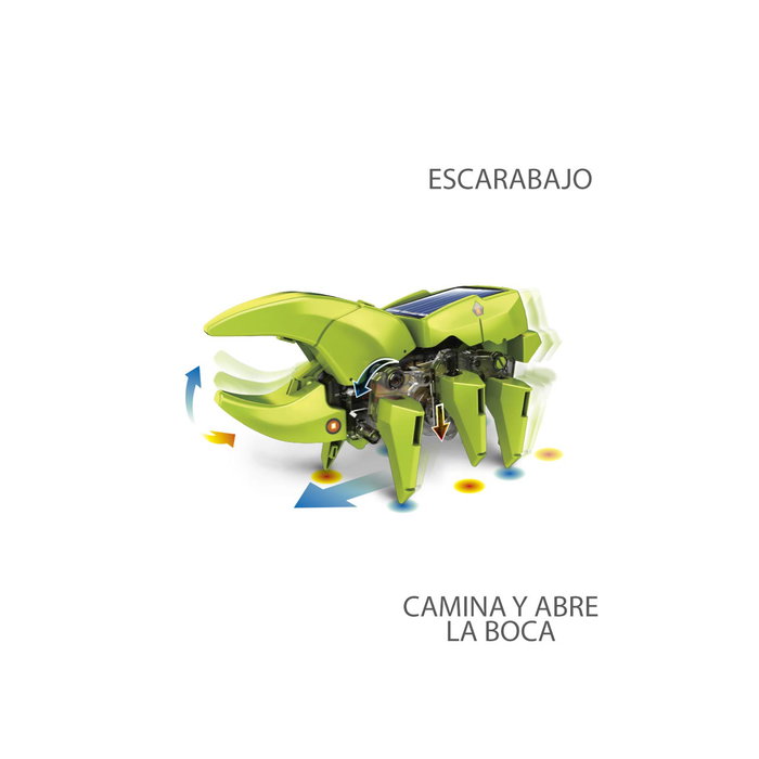 Deqube Kit 4 en 1 Robots Solares Autónomos Construcción Modelo Educativo Robótica Electrónica para Niños +8 años Deqube Kit 4 en 1 Robots Solares Autónomos Construcción Modelo Educativo Robótica Electrónica para Niños +8 años