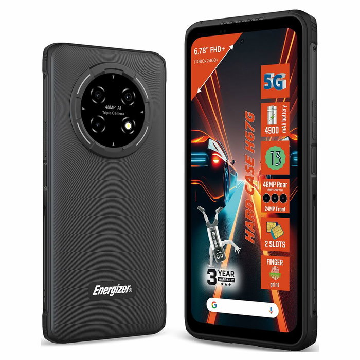 Energizer Hard Case H67G 4GB/128GB/5G/6.78'' Negro Energizer Hard Case H67G 4GB/128GB/5G/6.78'' Negro