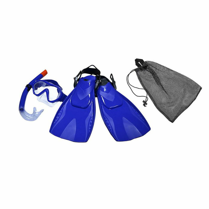 Gafas de Buceo con Tubo y Aletas Eqsi Infantil 32-35