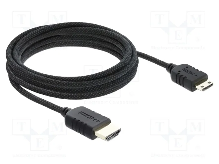 DeLOCK Cable HDMI High Speed de 3 m con Mini HDMI 8K 60 Hz