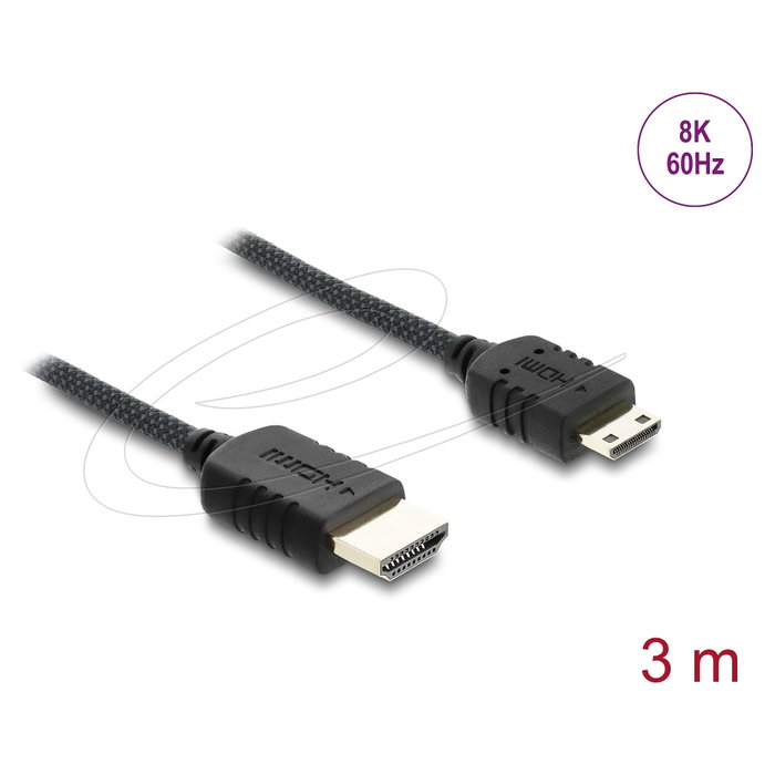 DeLOCK Cable HDMI a Mini HDMI 8K 60 Hz, 3 m