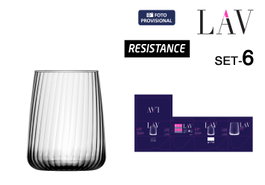 LAV Set de 6 vasos Perla 360cc