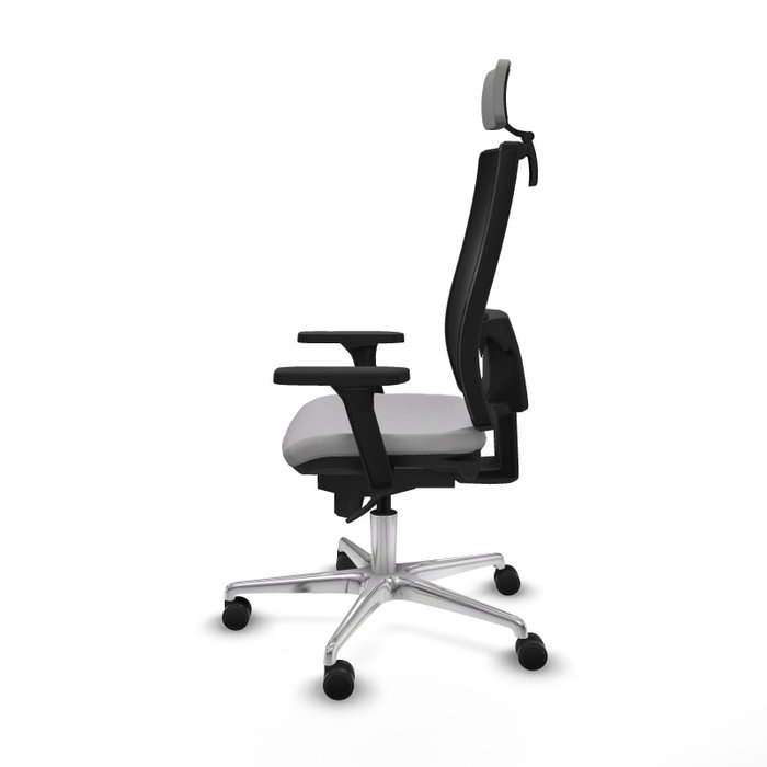PIQUERAS Y CRESPO Silla de oficina Horna Gris claro y Negro PIQUERAS Y CRESPO Silla de oficina Horna Gris claro y Negro