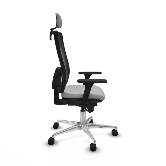 PIQUERAS Y CRESPO Silla de oficina Horna Gris claro y Negro PIQUERAS Y CRESPO Silla de oficina Horna Gris claro y Negro