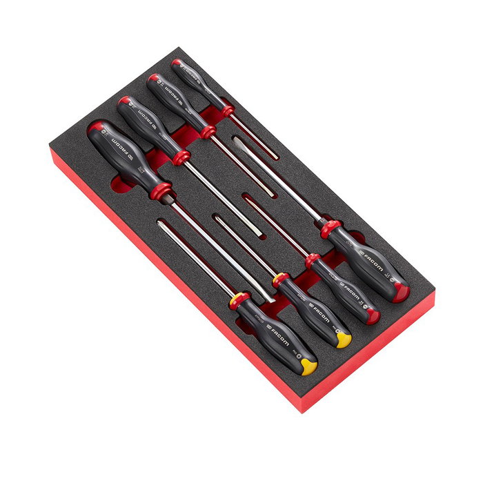 Facom Protwist® Juego de 8 destornilladores planos y Phillips® Facom Protwist® Juego de 8 destornilladores planos y Phillips®