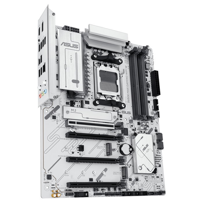 ASUS Placa Base B650E MAX GAMING WiFi W ATX DDR5 Socket AM5 para AMD Ryzen 7000/8000/9000 Series con WiFi 6E y 2.5Gb Ethernet