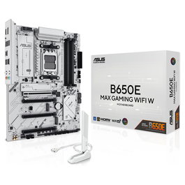 ASUS Placa Base B650E MAX GAMING WiFi W ATX DDR5 Socket AM5 para AMD Ryzen 7000/8000/9000 Series con WiFi 6E y 2.5Gb Ethernet