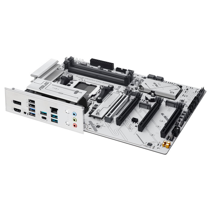 ASUS Placa Base B650E MAX GAMING WiFi W ATX DDR5 Socket AM5 para AMD Ryzen 7000/8000/9000 Series con WiFi 6E y 2.5Gb Ethernet