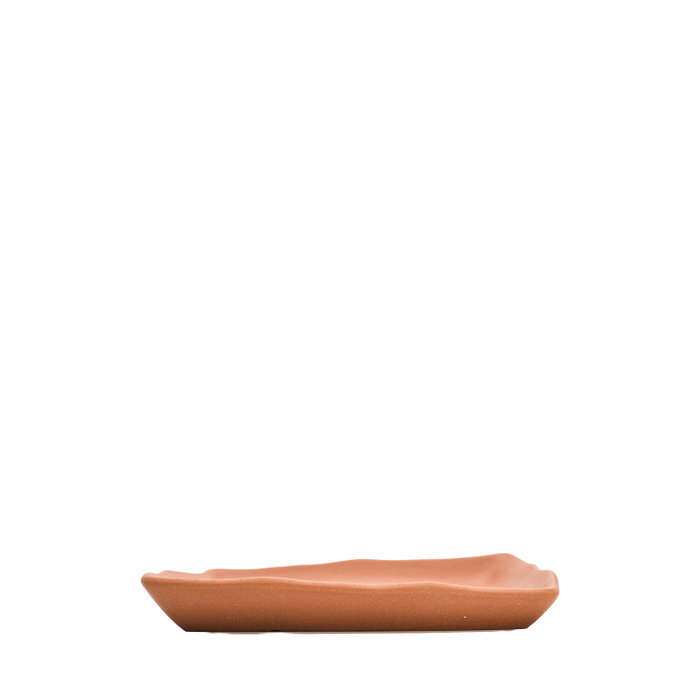 Summa Io Terracota Plato Llano Cuadrado (Set de 6) de 21.5 cm Summa Io Terracota Plato Llano Cuadrado (Set de 6) de 21.5 cm