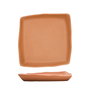 Summa Io Terracota Plato Llano Cuadrado (Set de 6) de 21.5 cm