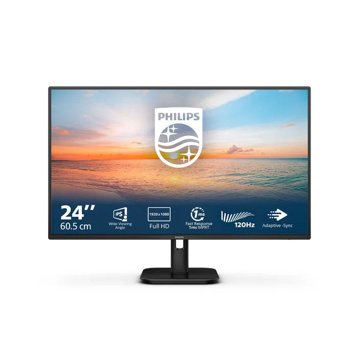 Philips 24E1N1100A Monitor 23.8" Full HD (1920x1080) IPS 100Hz 1ms MPRT, LowBlue, Altavoces, HDMI, VGA, Inclinable, VESA 100x100