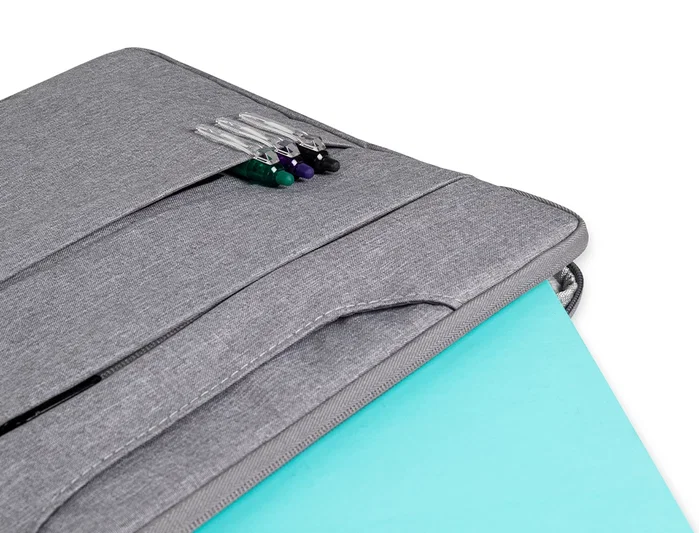 Q-connect Funda para portátil de 15,6'' gris con asas retráctiles Q-connect Funda para portátil de 15,6'' gris con asas retráctiles