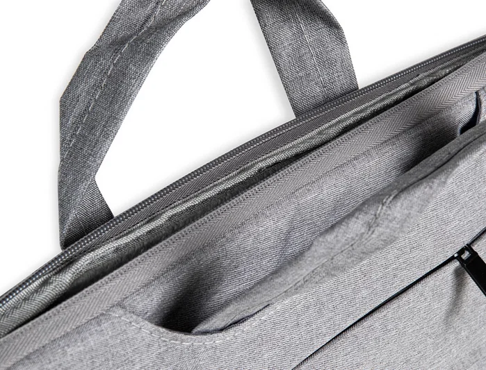 Q-connect Funda para portátil de 15,6'' gris con asas retráctiles Q-connect Funda para portátil de 15,6'' gris con asas retráctiles