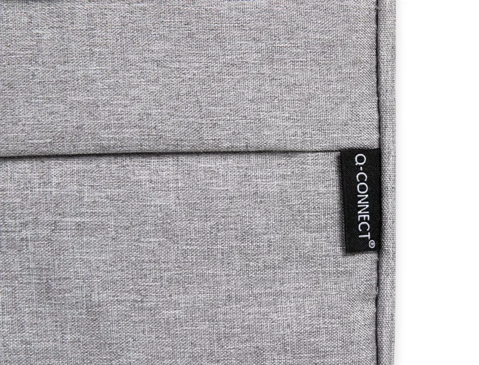Q-connect Funda para portátil de 15,6'' gris con asas retráctiles Q-connect Funda para portátil de 15,6'' gris con asas retráctiles