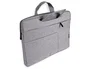 Q-connect Funda para portátil de 15,6'' gris con asas retráctiles