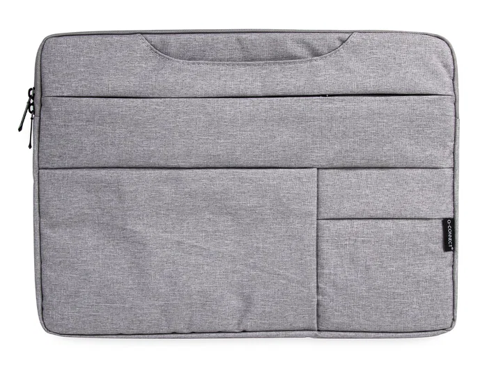 Q-connect Funda para portátil de 15,6'' gris con asas retráctiles Q-connect Funda para portátil de 15,6'' gris con asas retráctiles